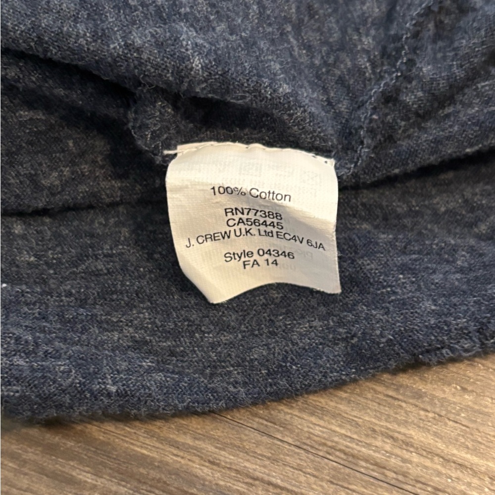 Madewell Sz. M Charcoal Whisper Cotton V-Neck Pocket Tee - Style 04346 - Picture 4 of 5